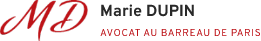 Logo Maître Marie Dupin Avocat Paris 12